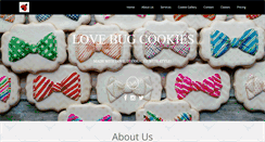 Desktop Screenshot of lovebugcookies.com